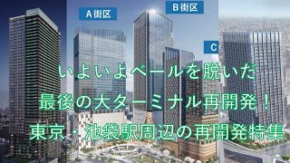 いよいよベールを脱いだ最後の大ターミナル再開発！東京・池袋駅周辺の再開発特集 [upl. by Rab453]