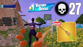 27 Elimination Solo vs Squads Win Fortnite Season 4 Gameplay [upl. by Griswold]