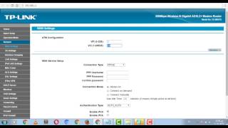 كيفية ضبط اعدادات راوتر TPLink model no TDW8970 [upl. by Einnahpets]