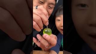 Popping green grape jelly  😯 got these in Japan9805 [upl. by Froemming928]