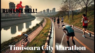 Timisoara City Marathon 422 km  am dat la rate pe malul Begai [upl. by Lindie]