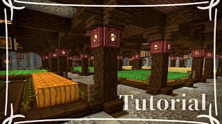 Minecraft  How to build an Underground Farm  Design  Tutorial  Survival [upl. by Limoli72]