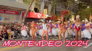 DESFILE INAUGURAL DE CARNAVAL 2024 MONTEVIDEO URUGUAY [upl. by Ileak701]