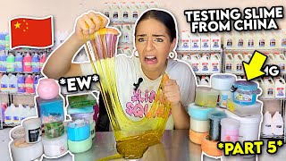 Testing Slime I Bought from CHINA PART 5 MASSIVE UNBOXING REVIEW [upl. by Kowtko]