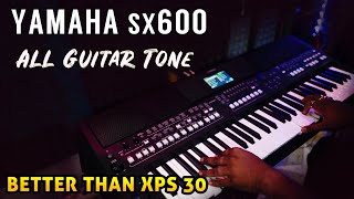 Yamaha psr sx 600 Keyboard All Guitar Sound Demo  Hindi [upl. by Kinimod940]