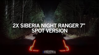 SIBERIA NIGHT RANGER 7quot SPOT VERSION  DRIVING LIGHT BEAM PATTERN  STRANDS LIGHTING DIVISION [upl. by Westleigh]