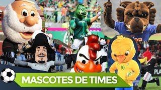 MASCOTES DE TIMES DE FUTEBOL BRASILEIRO E MASCOTE CANARINHO PISTOLA [upl. by Josh]