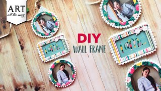 DIY Wall Frame  Home Decoration  Creative Photo Frames  Picture Holder  DIY Paper Craft  Decors [upl. by Hajed530]