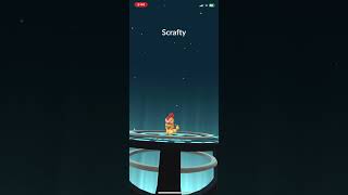 Scraggy tran into scrafty Pokémon go 360 [upl. by Arette]