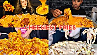 ASMR CHEESY FRIES  Cheesiest Animal Style Fries Mukbang That Will Make You Drool [upl. by Nevsa]