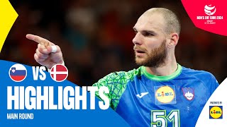 Just HOW did that happen 😱  Slovenia vs Denmark  Highlights  EHF EURO 2024 [upl. by Llerehc]