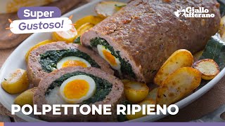 POLPETTONE RIPIENO di SPINACI e CACIOCAVALLO – Questo sì che vi farà impazzire 😋 [upl. by Rodenhouse842]