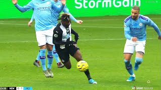 Allan SaintMaximin DRIBBLED PAST Man City [upl. by Nimocks]