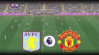 ASTON VILLA vs MANCHESTER UNITED  PREMIER LEAGUE 202324 [upl. by Hamlani512]