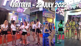 PATTAYA WALKING STREET 4K  22 JULY 2022 [upl. by Dorison]