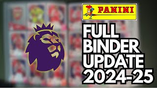 Full Binder Update Adrenalyn XL Premier League 20242025 [upl. by Hoopen495]