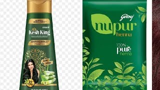 Nupur henna paste  Kesh King Shampoo Review  Aloe vera godrej emami [upl. by Maclay93]