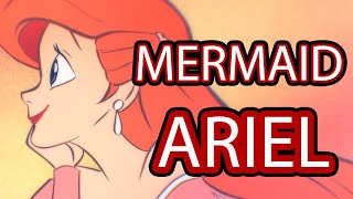 The Little Mermaid cartoon Ariel woman beautiful art cartoon [upl. by Edholm979]