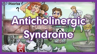 Anticholinergic Syndrome Mnemonic for Nursing Pharmacology NCLEX [upl. by Erminna391]