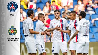 PSG 7  0 Waasland Beveren  HIGHLIGHTS amp GOALS  71720 [upl. by Inobe]