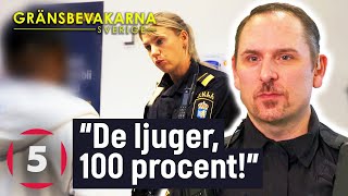 Tullen misstänker drogsmuggling efter två mäns otydliga historia  Gränsbevakarna Sverige  Kanal 5 [upl. by Japheth]