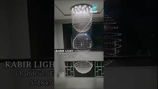 Duplex  Modern Crystal Chandeliers  Jhumar making  Home Decor  KABIR LIGHT crystalchandelier [upl. by Whatley342]