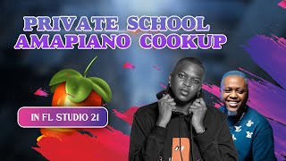 A Soulful Amapiano In Fl Studio 2023  Private School Piano Session [upl. by Baugh821]