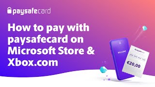 How to pay with paysafecard on Microsoft Store amp Xboxcom [upl. by Bekah208]