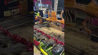 Grilled Crocodile at Runway Street Food  Pattaya Thailand shorts [upl. by Beverley]