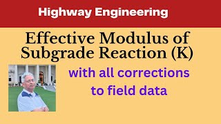 rigidpavements How to determine effective modulus of subgrade reaction for rigid pavement design [upl. by Ury]