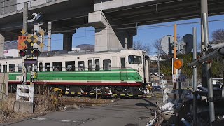 しなの鉄道線 下河原踏切その12 [upl. by Oster]