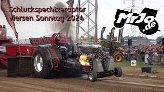 Schluckspechtzeraptor Viersen 20240804 Tractor Pulling by MrJo [upl. by Girardi]