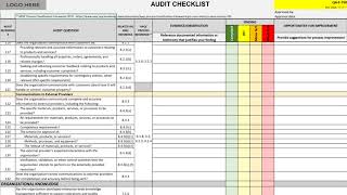 ISO 9001 Audit Checklist [upl. by Yesor]