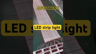 RGBW strip light with DMX512 controller machine ledlightsfactory factory striplight [upl. by Herahab678]