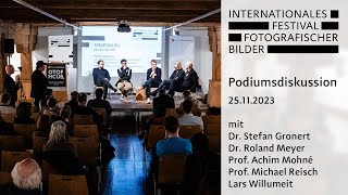 INTERNATIONALES FESTIVAL FOTOGRAFISCHER BILDER 2023 – Podiumsdiskussion [upl. by Seraphim]