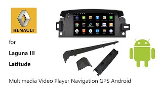 Renault Laguna III  Latitude Multimedia Android Navigation Installation Guide [upl. by Eneloj90]