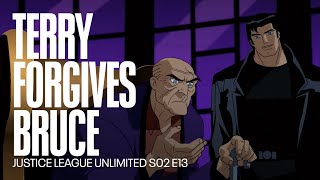 Terry McGinnis forgives Bruce Wayne  Justice League Unlimited [upl. by Ailhad]