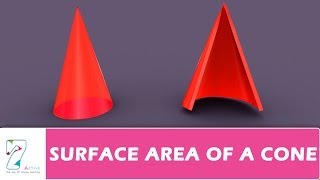 Surface Area of a cone [upl. by Geminius843]