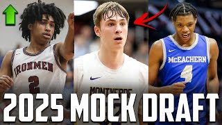 WAY Too Early 2025 NBA Mock Draft Meet Next Years STACKED Class [upl. by Naivart]