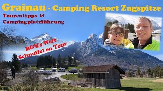 Grainau  Camping Ressort Zugspitze bei GarmischPartenkirchen [upl. by Antonina]