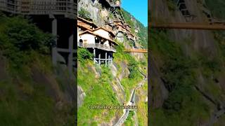 China’s Insane Cliff Village  Would You Dare Live Here travelswagger chinatravel [upl. by Uliram]