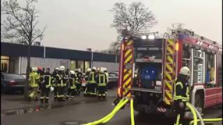 Brand in Edenkoben bei der Firma ACC Beku [upl. by Eniamirt372]