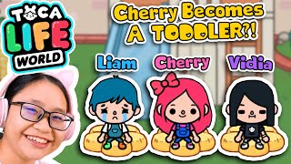 Toca Life World  Cherry Becomes a TODDLER [upl. by Buatti]