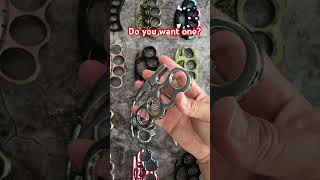 Do you want silver cross knuckle knuckles edc [upl. by Annaitat]