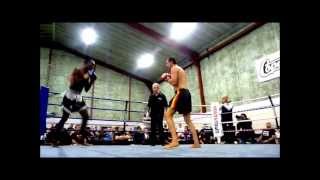 Israel Adesanya VS Wayne Condon  NZ Muay Thai [upl. by Emlynne]