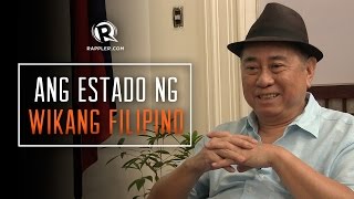 Ang estado ng wikang Filipino The state of the Filipino language [upl. by Afira757]