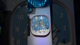 STAR WORK Wall Clock Spaceman kids wall clock unboxing familyvlog httpsamznto48ydCdg [upl. by Leciram]