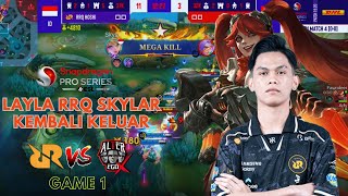 RRQ HOSHI VS ALTER EGO X Snapdragon Mlbb Game 1 [upl. by Kahle]