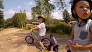 STRIDER Bikes Rule Riding buddies at Highland Mountain Bike Park  USA [upl. by Faucher918]