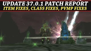 LOTRO U3701 Patch Report  Item Fixes Class Fixes PvMP Fixes [upl. by Buatti]